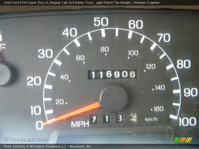 Light Prairie Tan Metallic / Medium Graphite 1999 Ford F350 Super Duty XL Regular Cab 4x4 Dump Truck