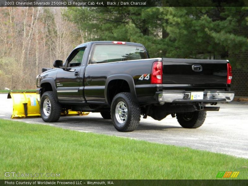 Black / Dark Charcoal 2003 Chevrolet Silverado 2500HD LS Regular Cab 4x4