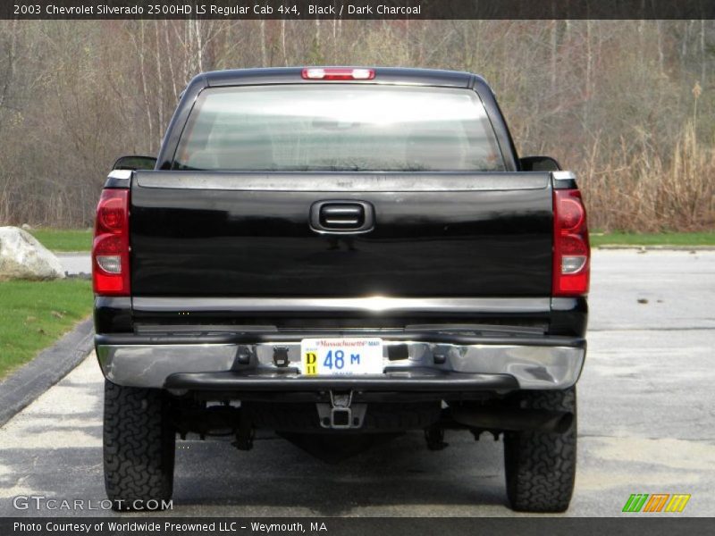 Black / Dark Charcoal 2003 Chevrolet Silverado 2500HD LS Regular Cab 4x4