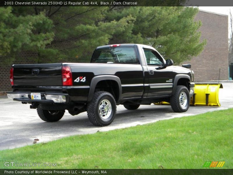 Black / Dark Charcoal 2003 Chevrolet Silverado 2500HD LS Regular Cab 4x4