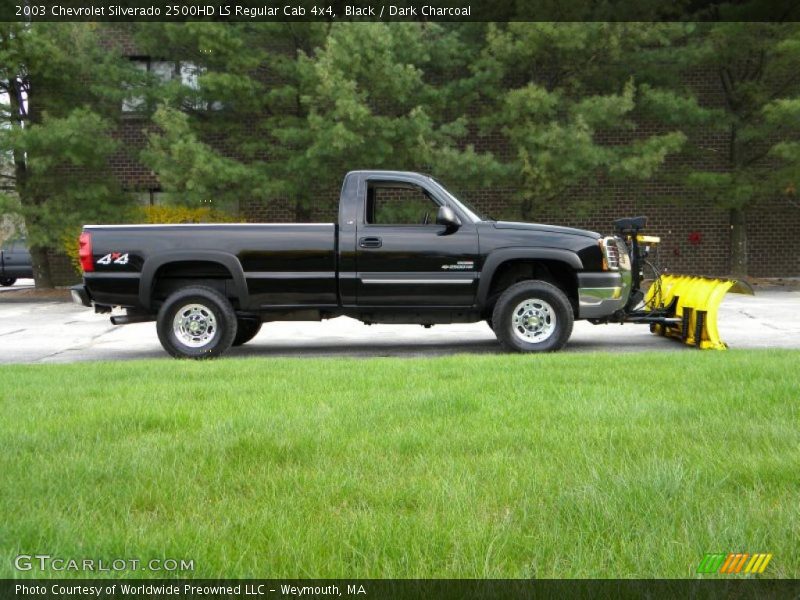 Black / Dark Charcoal 2003 Chevrolet Silverado 2500HD LS Regular Cab 4x4