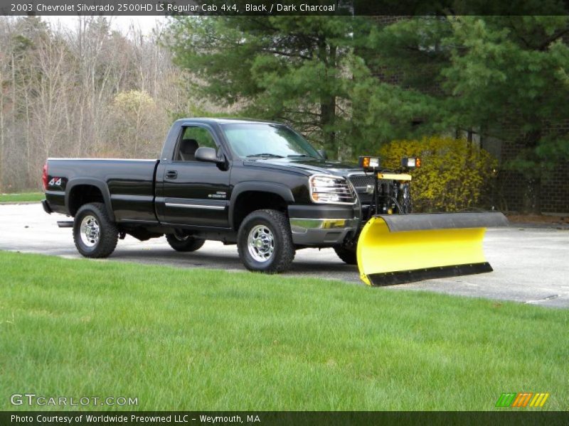 Black / Dark Charcoal 2003 Chevrolet Silverado 2500HD LS Regular Cab 4x4