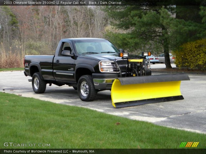 Black / Dark Charcoal 2003 Chevrolet Silverado 2500HD LS Regular Cab 4x4