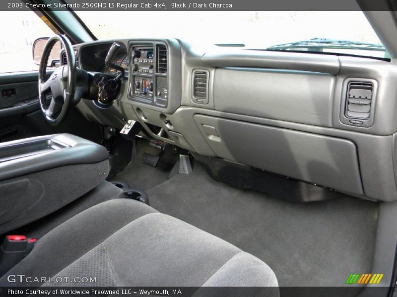 Black / Dark Charcoal 2003 Chevrolet Silverado 2500HD LS Regular Cab 4x4