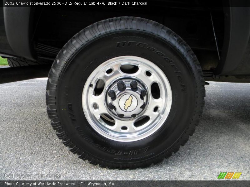 Black / Dark Charcoal 2003 Chevrolet Silverado 2500HD LS Regular Cab 4x4