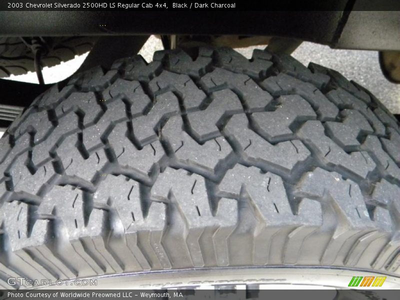 Black / Dark Charcoal 2003 Chevrolet Silverado 2500HD LS Regular Cab 4x4