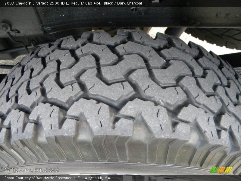 Black / Dark Charcoal 2003 Chevrolet Silverado 2500HD LS Regular Cab 4x4