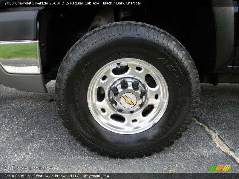 Black / Dark Charcoal 2003 Chevrolet Silverado 2500HD LS Regular Cab 4x4