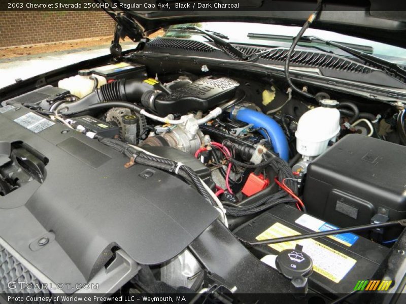 Black / Dark Charcoal 2003 Chevrolet Silverado 2500HD LS Regular Cab 4x4
