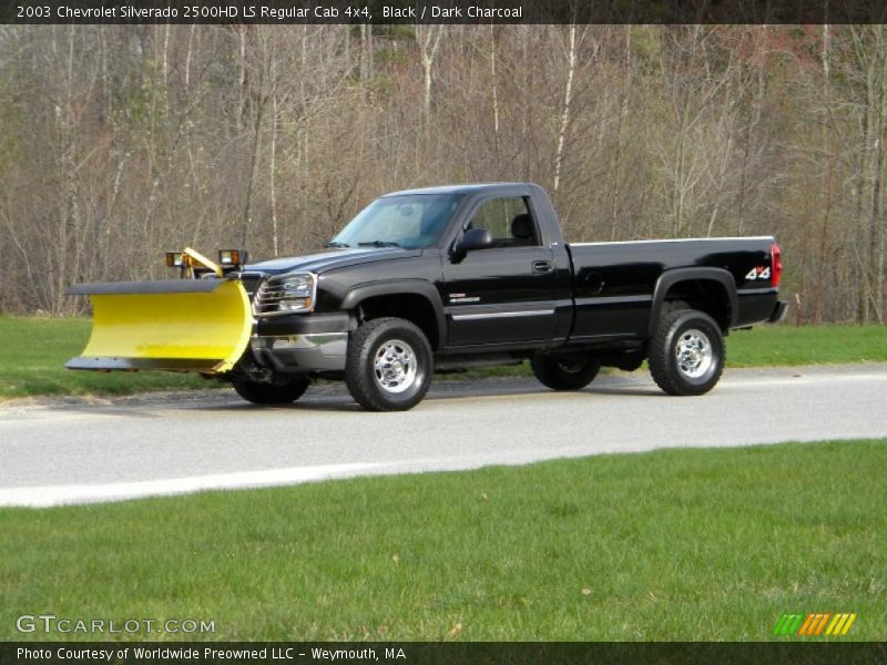 Black / Dark Charcoal 2003 Chevrolet Silverado 2500HD LS Regular Cab 4x4
