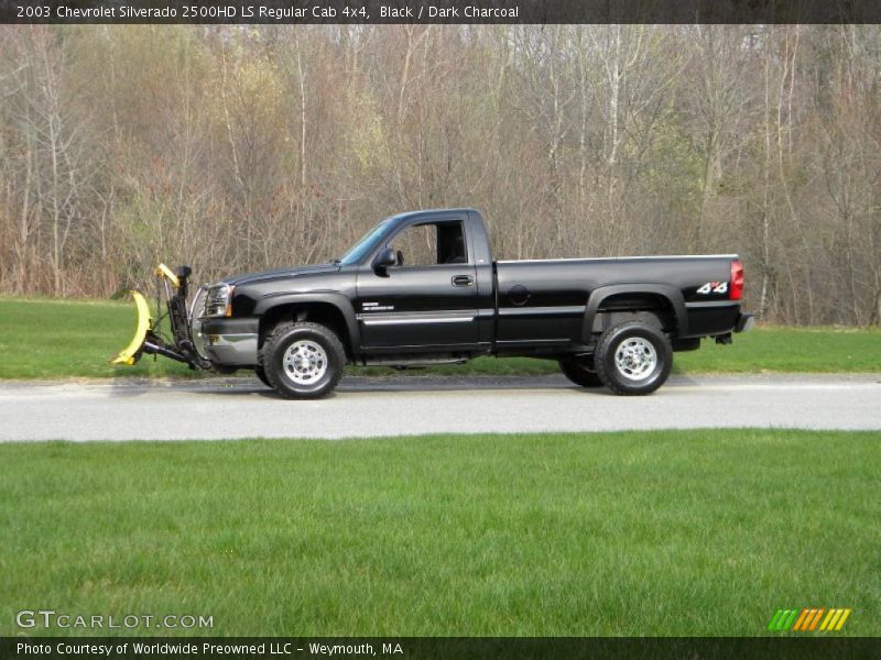 Black / Dark Charcoal 2003 Chevrolet Silverado 2500HD LS Regular Cab 4x4