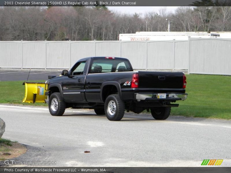 Black / Dark Charcoal 2003 Chevrolet Silverado 2500HD LS Regular Cab 4x4
