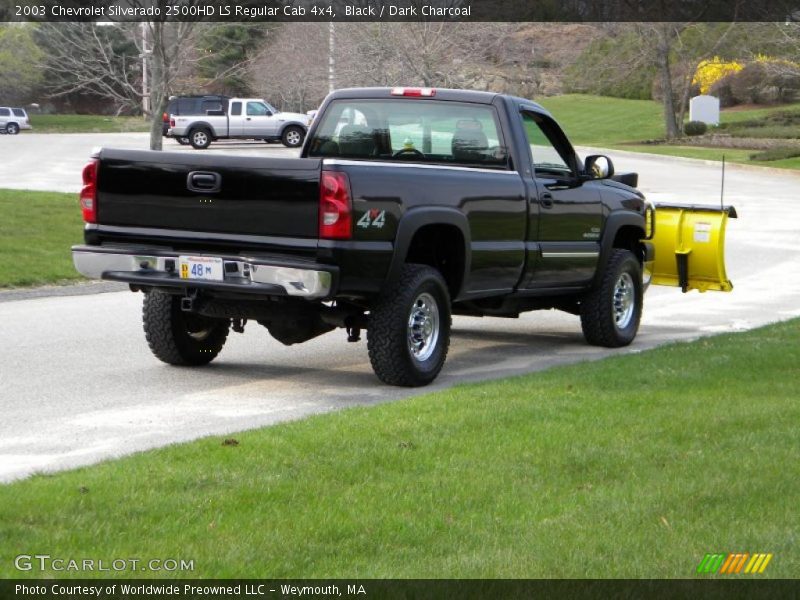 Black / Dark Charcoal 2003 Chevrolet Silverado 2500HD LS Regular Cab 4x4