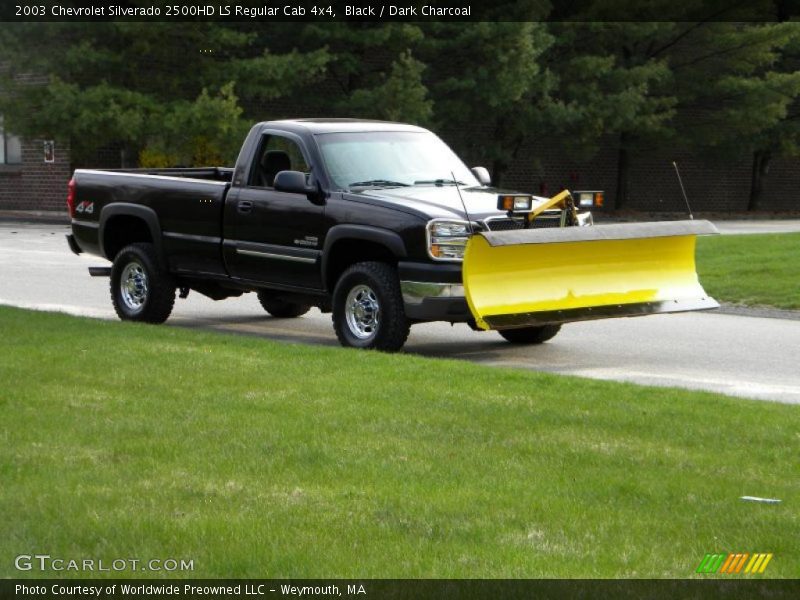 Black / Dark Charcoal 2003 Chevrolet Silverado 2500HD LS Regular Cab 4x4