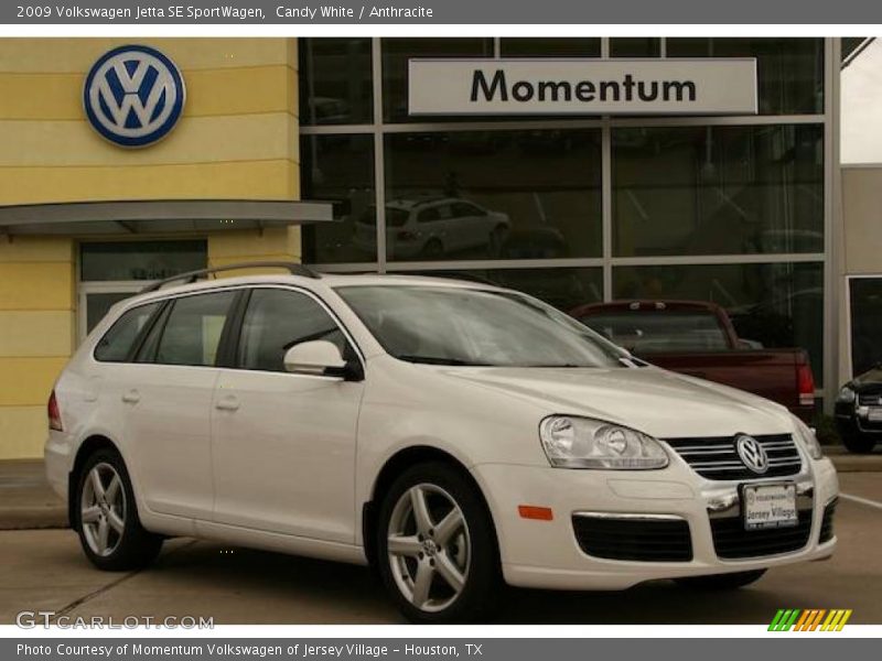 Candy White / Anthracite 2009 Volkswagen Jetta SE SportWagen