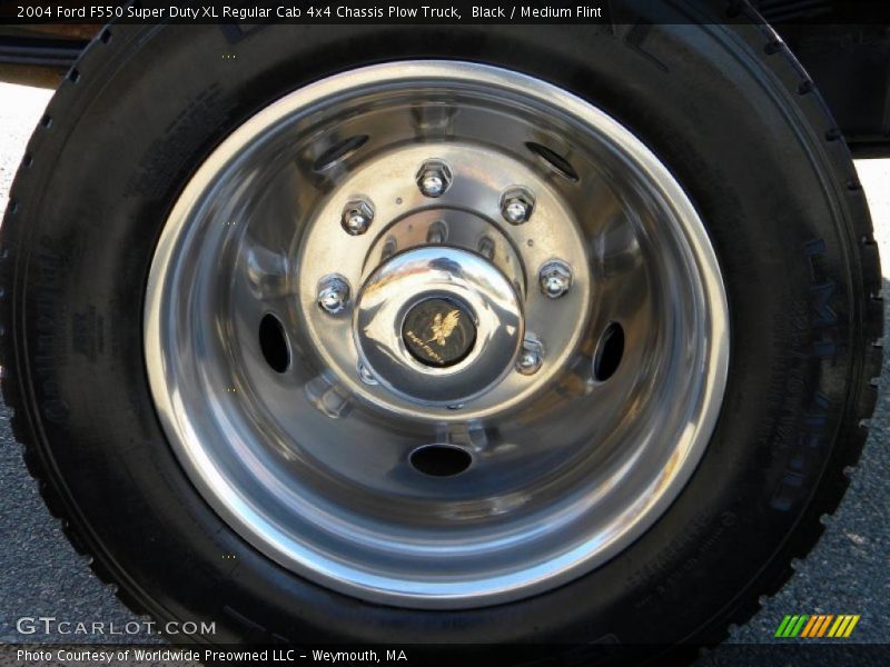  2004 F550 Super Duty XL Regular Cab 4x4 Chassis Plow Truck Wheel