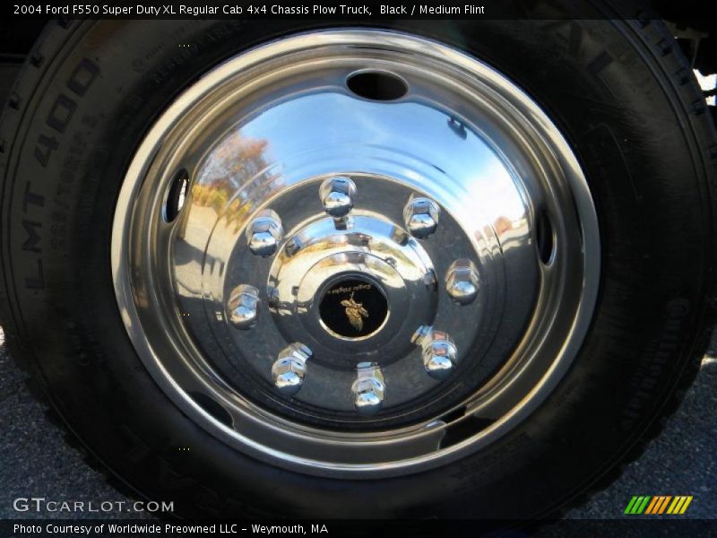  2004 F550 Super Duty XL Regular Cab 4x4 Chassis Plow Truck Wheel
