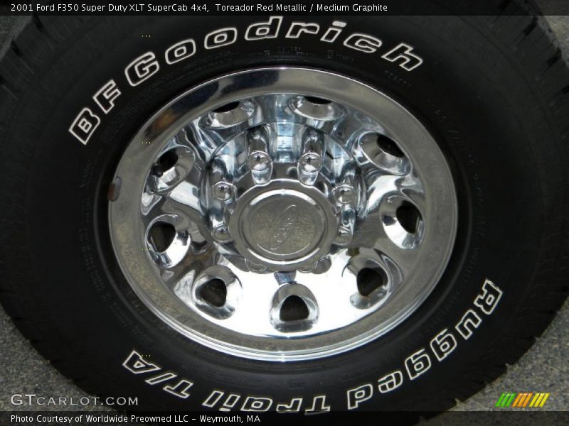 Toreador Red Metallic / Medium Graphite 2001 Ford F350 Super Duty XLT SuperCab 4x4
