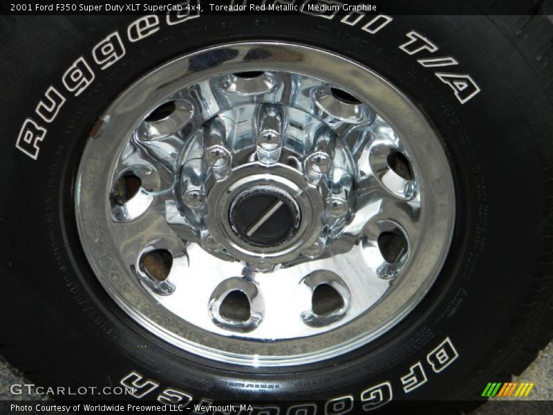 Toreador Red Metallic / Medium Graphite 2001 Ford F350 Super Duty XLT SuperCab 4x4