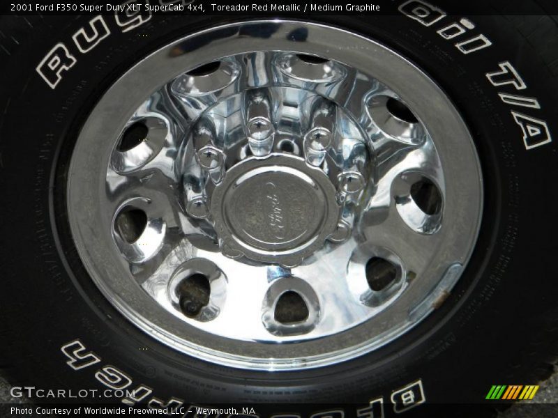 Toreador Red Metallic / Medium Graphite 2001 Ford F350 Super Duty XLT SuperCab 4x4
