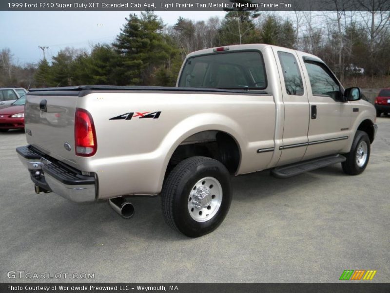 Light Prairie Tan Metallic / Medium Prairie Tan 1999 Ford F250 Super Duty XLT Extended Cab 4x4