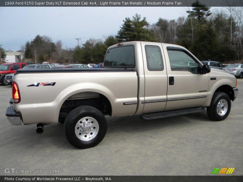 Light Prairie Tan Metallic / Medium Prairie Tan 1999 Ford F250 Super Duty XLT Extended Cab 4x4