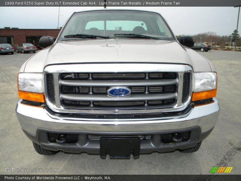 Light Prairie Tan Metallic / Medium Prairie Tan 1999 Ford F250 Super Duty XLT Extended Cab 4x4