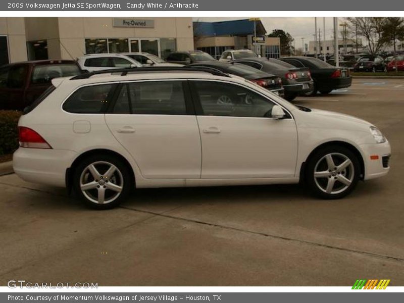 Candy White / Anthracite 2009 Volkswagen Jetta SE SportWagen