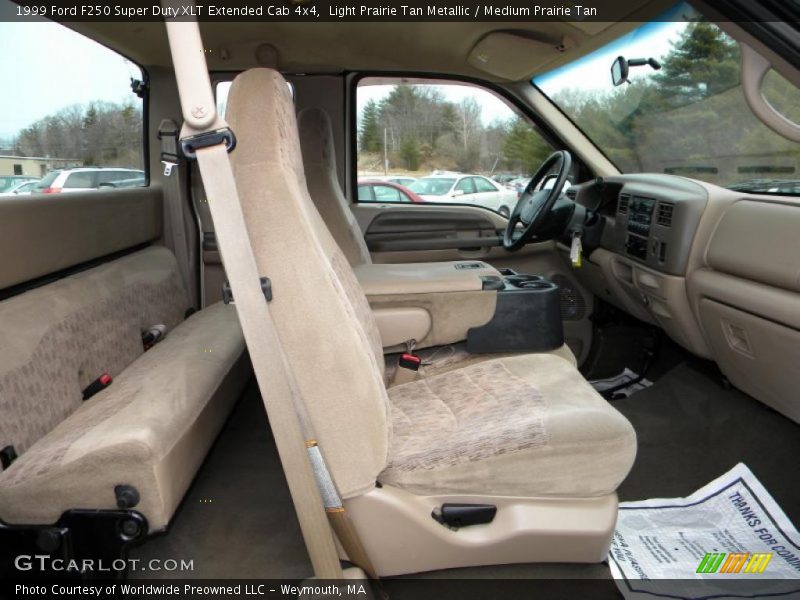 Light Prairie Tan Metallic / Medium Prairie Tan 1999 Ford F250 Super Duty XLT Extended Cab 4x4