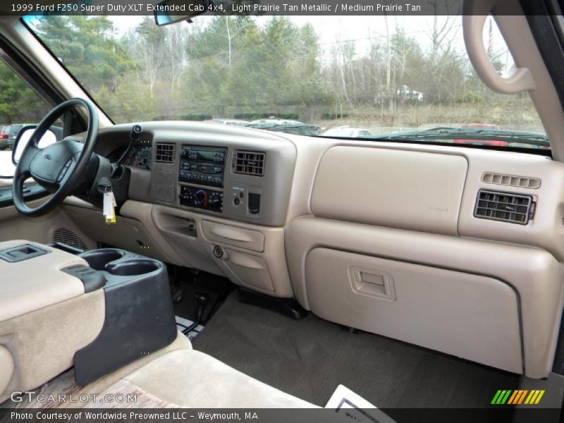 Light Prairie Tan Metallic / Medium Prairie Tan 1999 Ford F250 Super Duty XLT Extended Cab 4x4