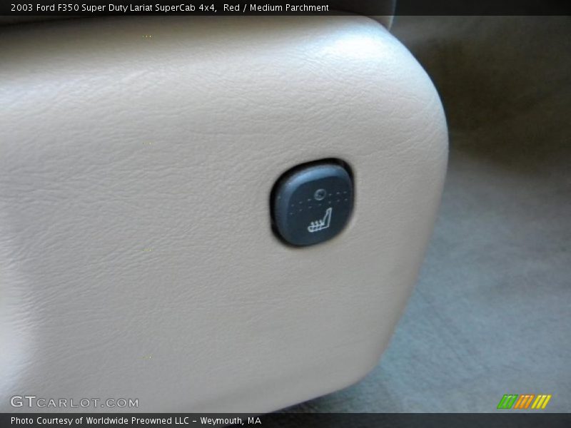 Red / Medium Parchment 2003 Ford F350 Super Duty Lariat SuperCab 4x4
