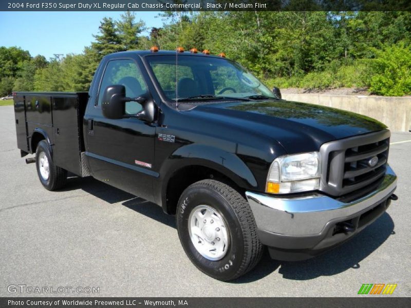Black / Medium Flint 2004 Ford F350 Super Duty XL Regular Cab Chassis Commercial