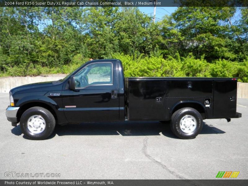 Black / Medium Flint 2004 Ford F350 Super Duty XL Regular Cab Chassis Commercial