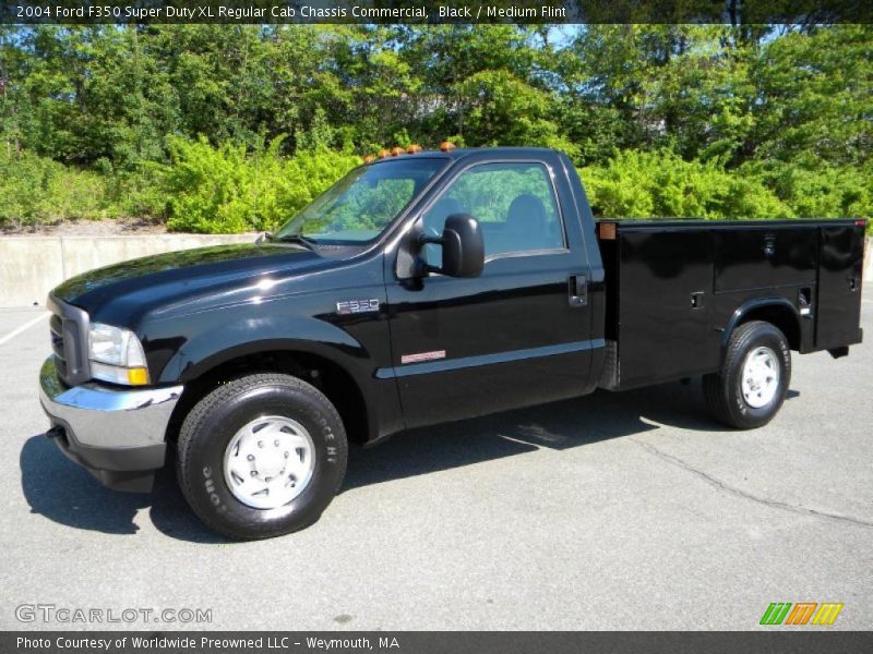 Black / Medium Flint 2004 Ford F350 Super Duty XL Regular Cab Chassis Commercial