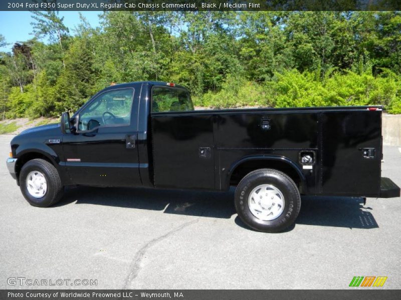 Black / Medium Flint 2004 Ford F350 Super Duty XL Regular Cab Chassis Commercial