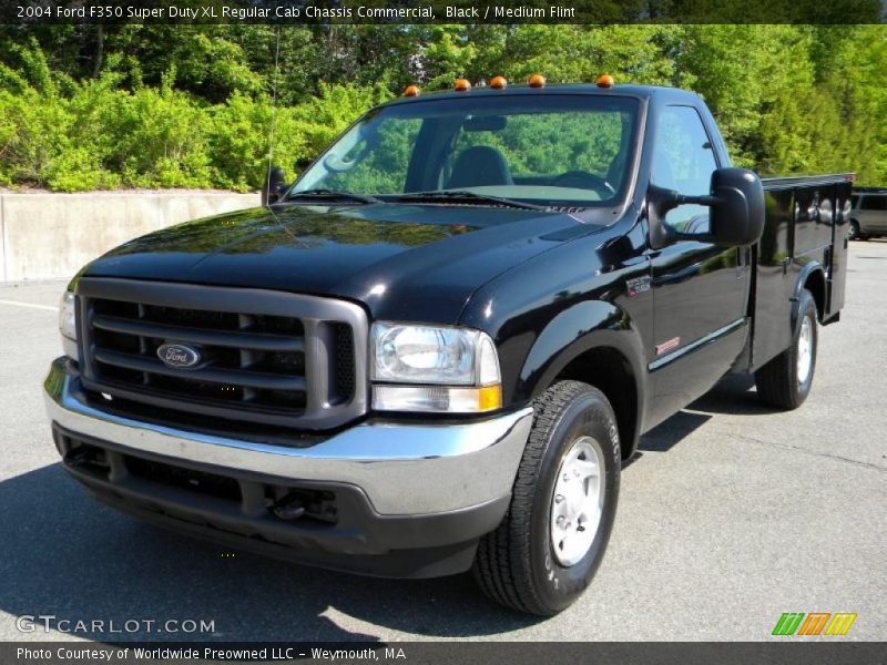 Black / Medium Flint 2004 Ford F350 Super Duty XL Regular Cab Chassis Commercial