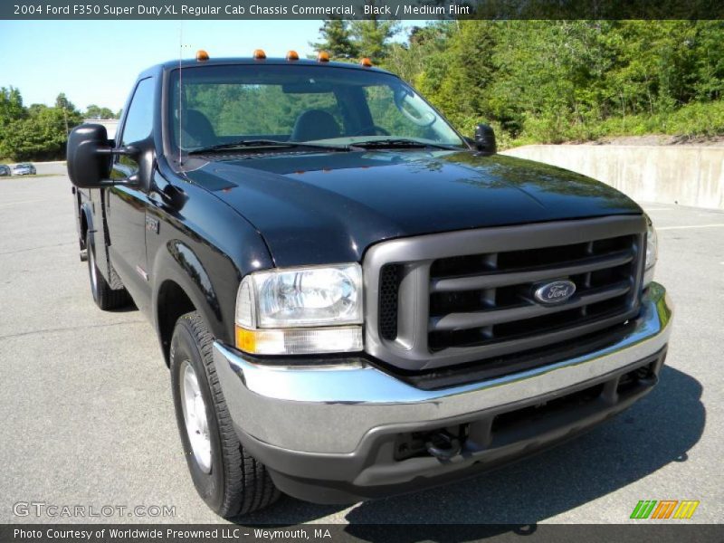 Black / Medium Flint 2004 Ford F350 Super Duty XL Regular Cab Chassis Commercial