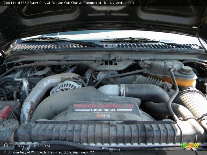 Black / Medium Flint 2004 Ford F350 Super Duty XL Regular Cab Chassis Commercial