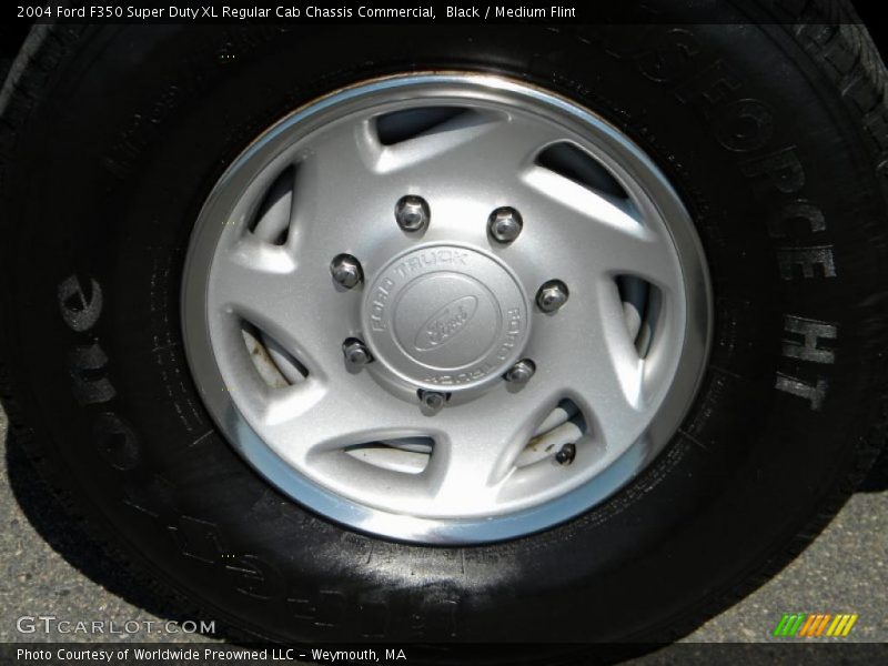 Black / Medium Flint 2004 Ford F350 Super Duty XL Regular Cab Chassis Commercial