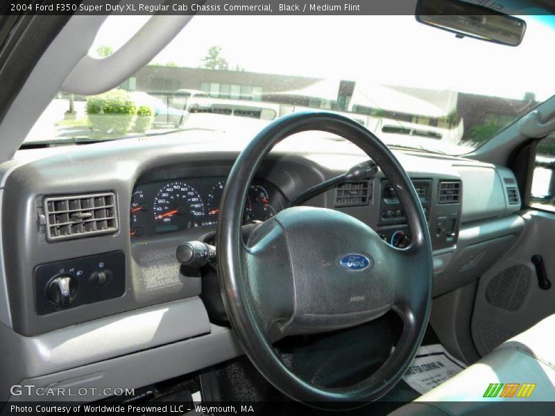 Black / Medium Flint 2004 Ford F350 Super Duty XL Regular Cab Chassis Commercial