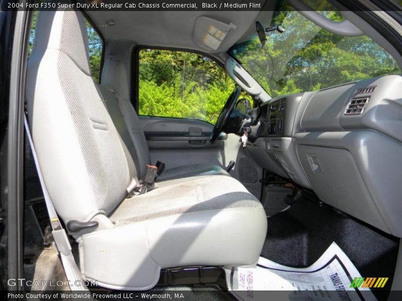 Black / Medium Flint 2004 Ford F350 Super Duty XL Regular Cab Chassis Commercial
