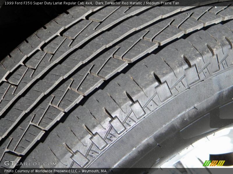 Dark Toreador Red Metallic / Medium Prairie Tan 1999 Ford F350 Super Duty Lariat Regular Cab 4x4