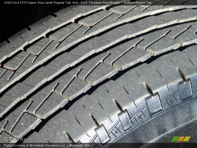 Dark Toreador Red Metallic / Medium Prairie Tan 1999 Ford F350 Super Duty Lariat Regular Cab 4x4