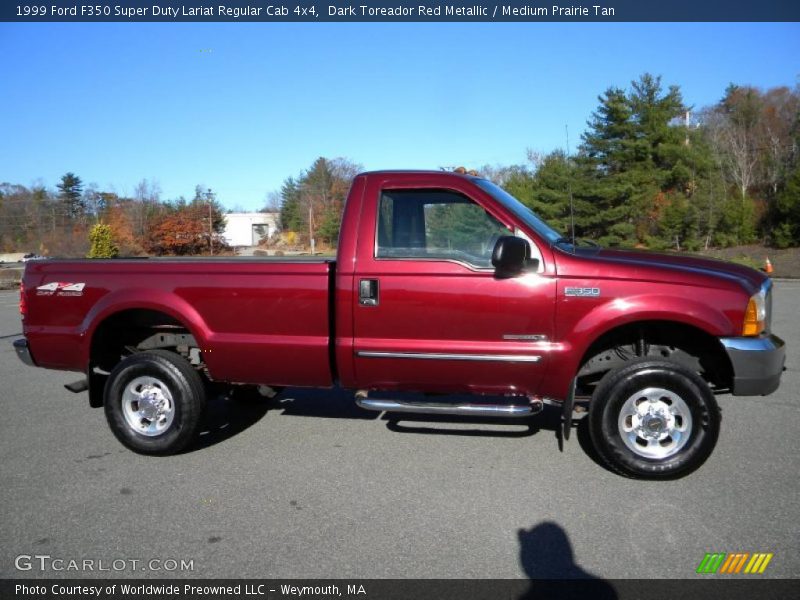  1999 F350 Super Duty Lariat Regular Cab 4x4 Dark Toreador Red Metallic
