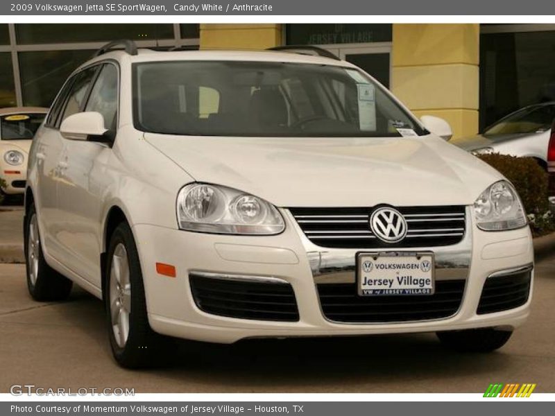 Candy White / Anthracite 2009 Volkswagen Jetta SE SportWagen