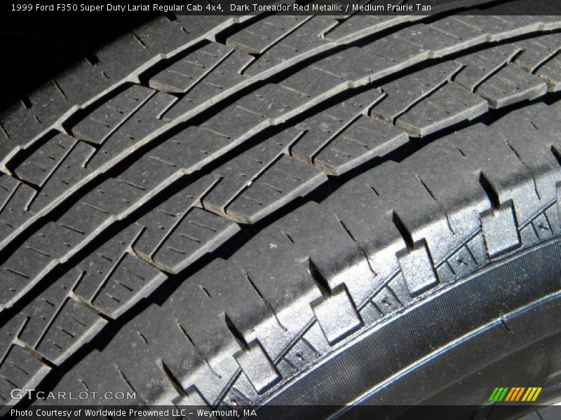 Dark Toreador Red Metallic / Medium Prairie Tan 1999 Ford F350 Super Duty Lariat Regular Cab 4x4