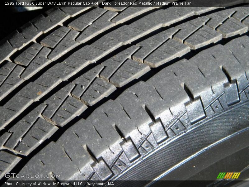 Dark Toreador Red Metallic / Medium Prairie Tan 1999 Ford F350 Super Duty Lariat Regular Cab 4x4