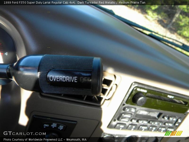 Dark Toreador Red Metallic / Medium Prairie Tan 1999 Ford F350 Super Duty Lariat Regular Cab 4x4