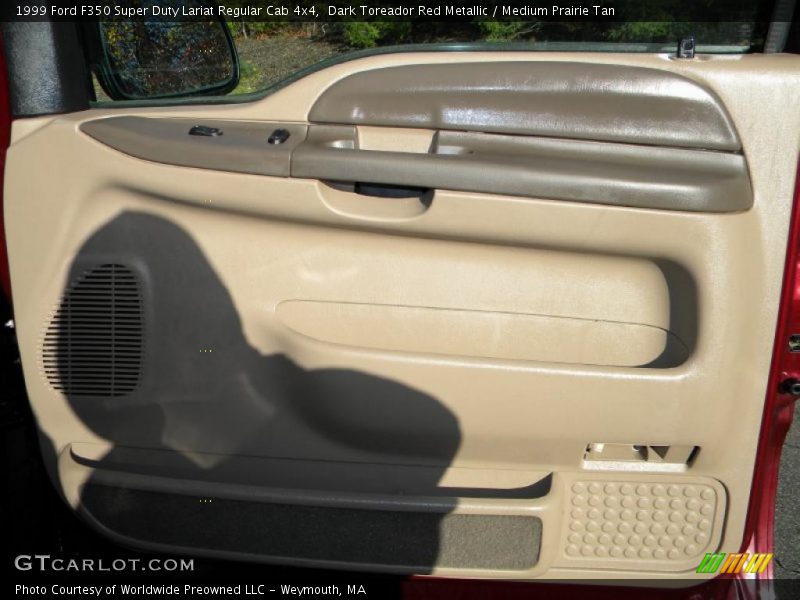 Dark Toreador Red Metallic / Medium Prairie Tan 1999 Ford F350 Super Duty Lariat Regular Cab 4x4