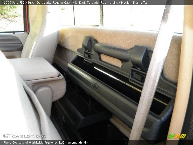 Dark Toreador Red Metallic / Medium Prairie Tan 1999 Ford F350 Super Duty Lariat Regular Cab 4x4